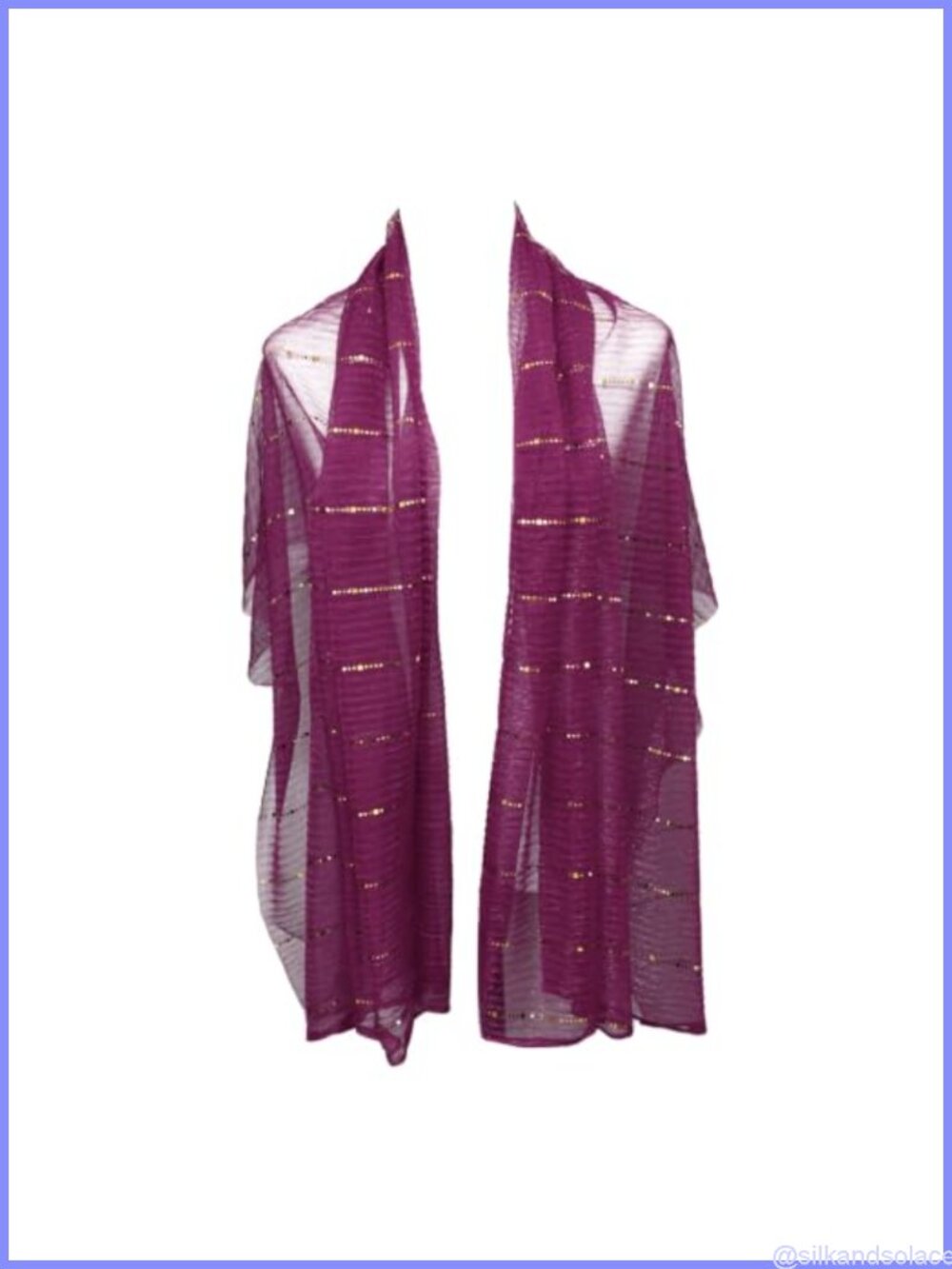 Sparkle Mesh Sequin Bandana Scarf Lightweight Evening Wrap